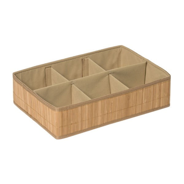 Бамбукова кутия за съхранение с 6 отделения Kankyo - Premier Housewares