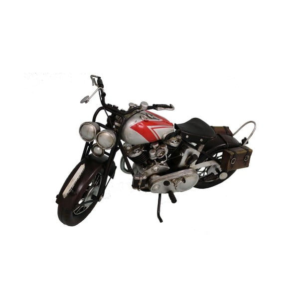 Dekorativní objekt Antic Line Silver Motocycle