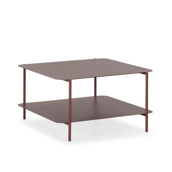 Теракотена метална масичка за кафе 70x73 cm Beatrix – MOME