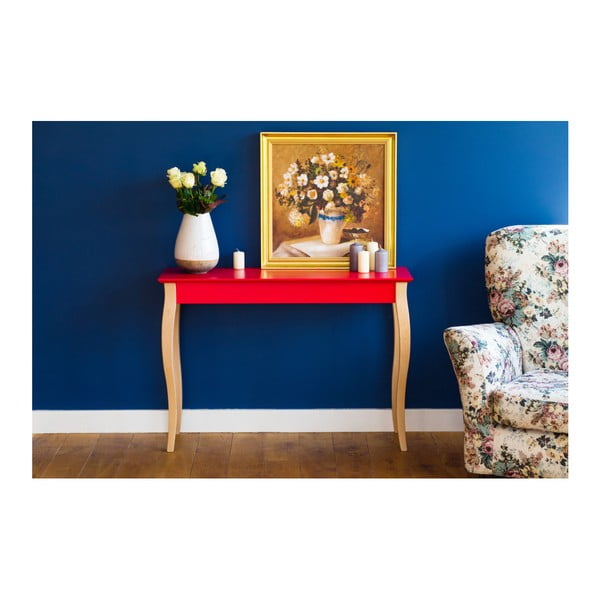 Светлосива конзолна масичка за кафе, дължина 105 cm - Ragaba-image-3