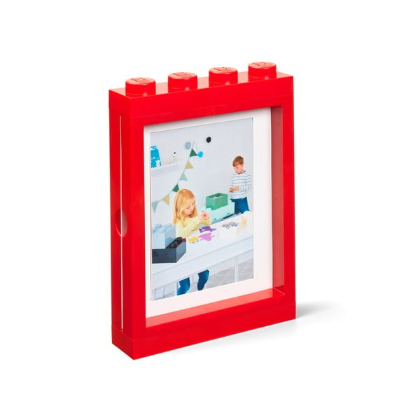 Червена фоторамка , 19,3 x 26,8 cm - LEGO®