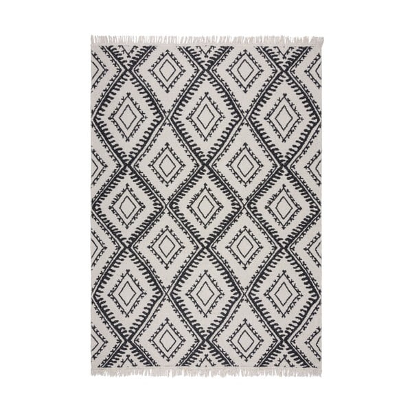 Черно-бял килим 160x230 cm Alix - Flair Rugs