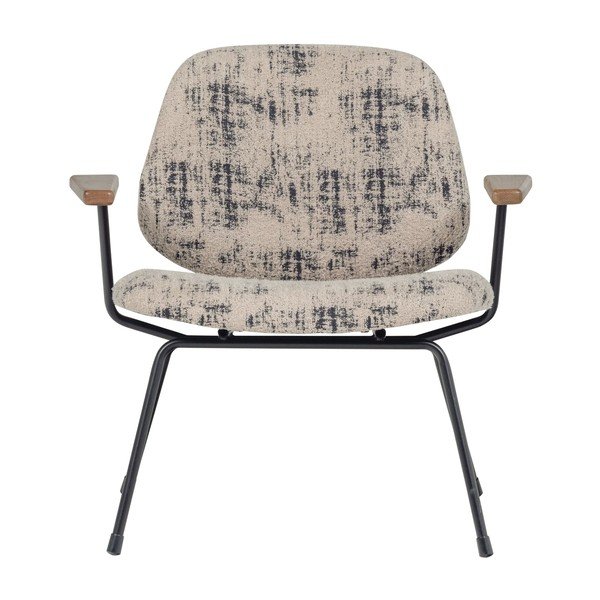 Бежово шенилово кресло Aure – WOOOD-image-1