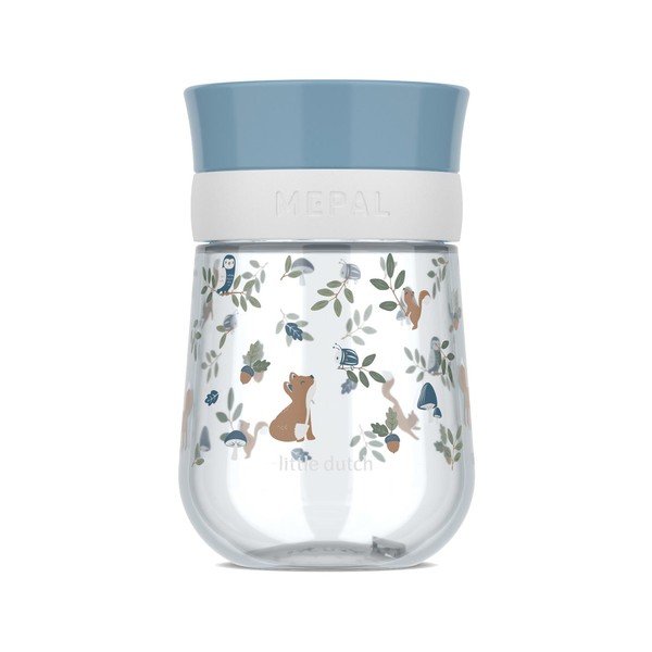 Светлосиня пластмасова детска чаша 300 ml Forest Friends – Mepal