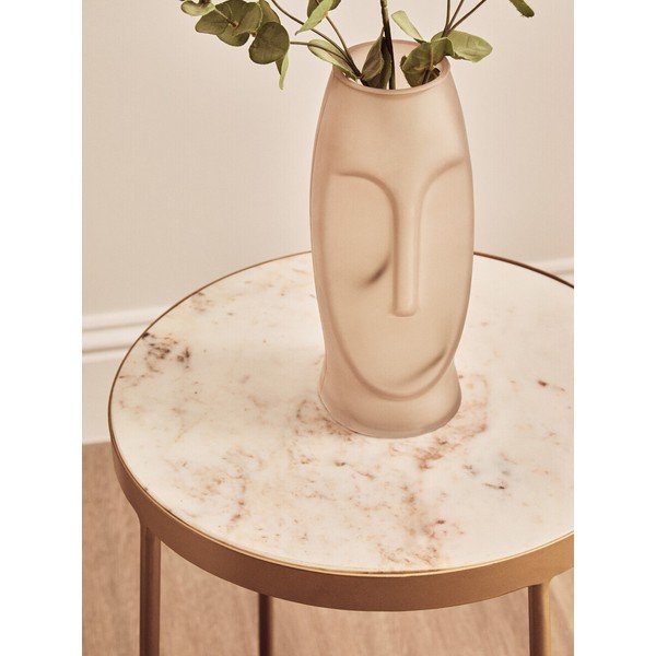 Кръгла странична масичка с мраморна плоча ø 36 cm Shalimar – Premier Housewares-image-3