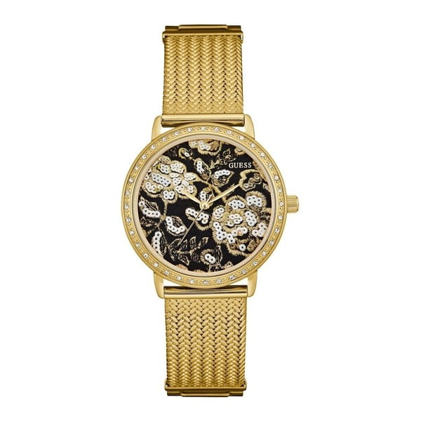 Дамски часовник в златно с каишка от неръждаема стомана W0822L2 - Guess