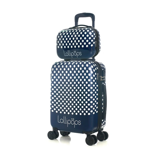 Комплект от сини 4 колела за багаж и куфар Lollipops Penny - LOLLIPOPS-image-4