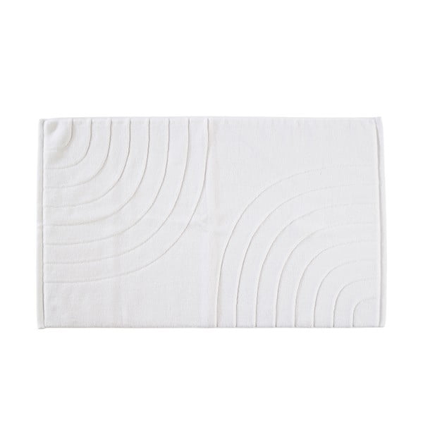 Бял килим за баня 50x80 cm Time – Zone