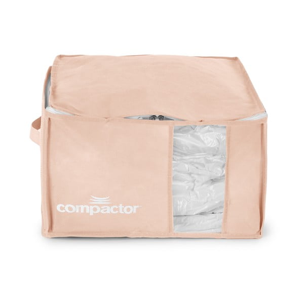 Вакуумна пластмасова кутия за съхранение на дрехи 42x40x25 cm Pink Edition – Compactor-image-3