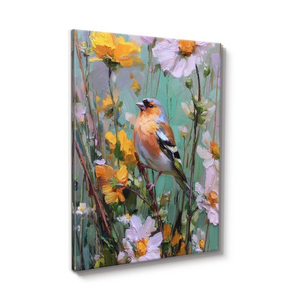 Печатна картина с включена рамка 60x80 cm Fringilla – Styler-image-3