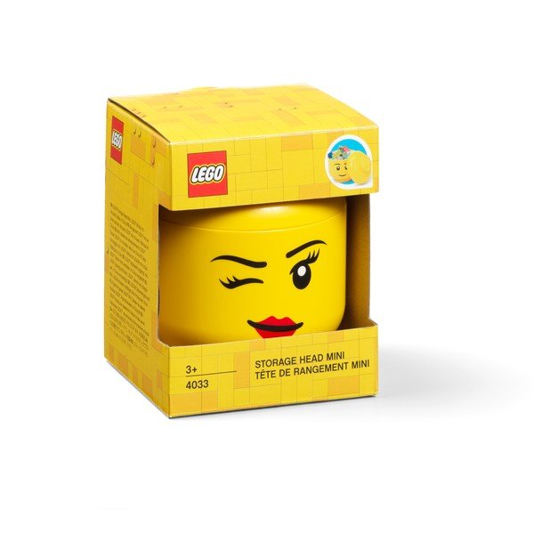 Жълта кутия за съхранение Wink, ø 10,6 cm - LEGO®-image-4