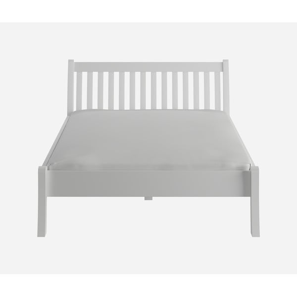 Бяло двойно легло от масивен бор 180x200 cm Tonja – Olivia Living-image-2