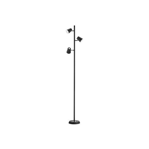 Черна LED подова лампа , височина 1,54 м - Trio Narcos
