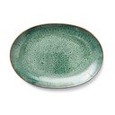 Зелена/черна глинена чиния за сервиране Gastro Green/Black – Bitz