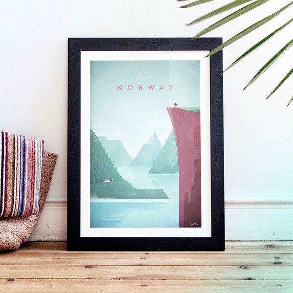 Плакат , 50 x 70 cm Norway - Travelposter-image-1
