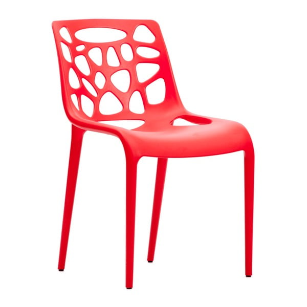 Červená zahradní židle RGE