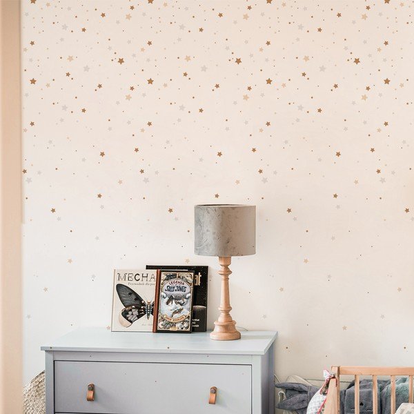 Детски тапет 50x280 cm Simple Stars - Dekornik-image-1