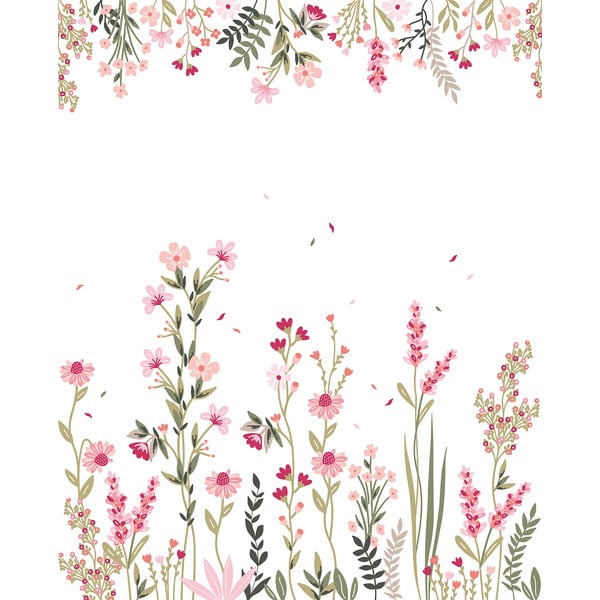 Детски тапет 200 cm x 248 cm A Field Of Flowers - Lilipinso