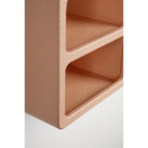 Теракотен на няколко нива стенен рафт 40 cm Creamy – Bizzotto-image-2