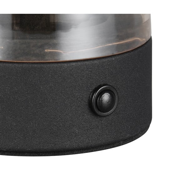 LED настолна лампа в кехлибарен цвят със стъклен абажур (височина 18 cm) Dooley – Trio-image-2