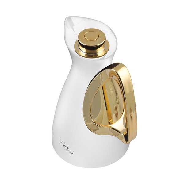 Термос в бял и златист цвят 1 l Alessia – Vialli Design-image-2