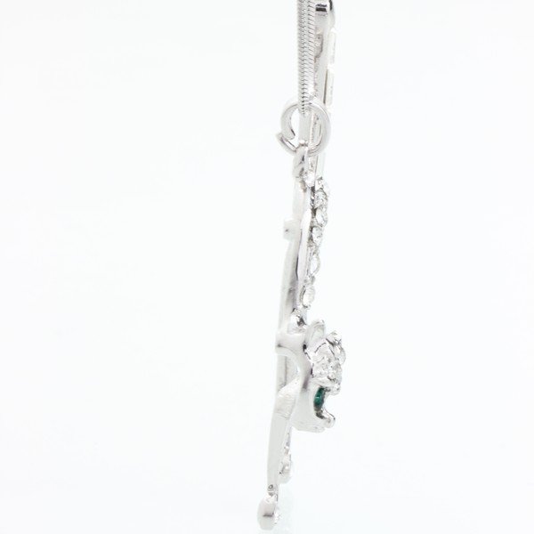 Брошка с кристали Swarovski Cat - Laura Bruni-image-1