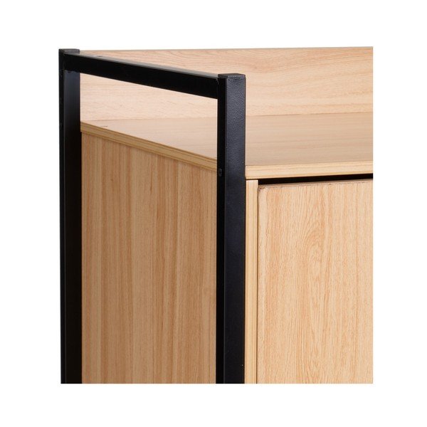 Отворен гардероб в естествен цвят 100x190x48 cm Armarios – Casa Selección-image-2