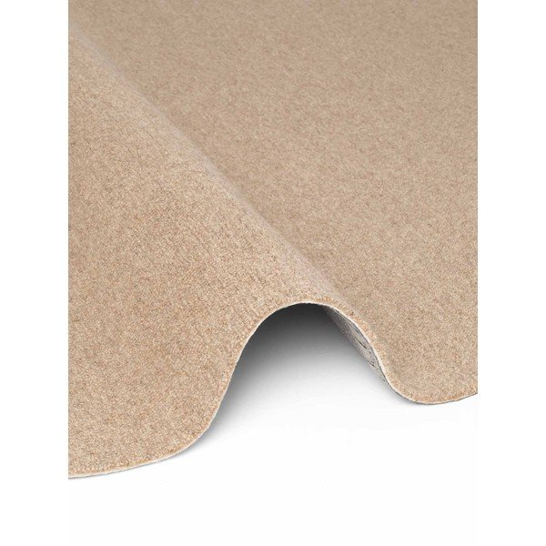 Ръчно изработен вълнен кръгъл килим в естествен цвят ø 200 cm Puristic Knots – Elle Decoration-image-4