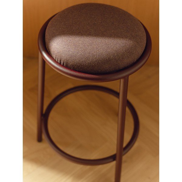 Бордо метален бар стол (височина на седалката 68 cm) Hogo – noo.ma-image-3