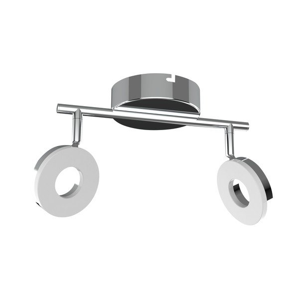 LED осветително тялоо за таван в лъскаво сребристо 27x16 cm Thema – Candellux Lighting-image-2