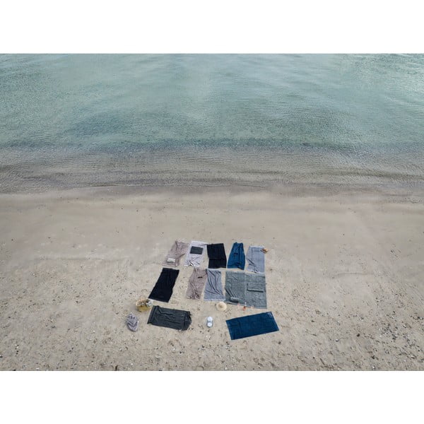 Сива памучна кърпа 140x70 cm Classic - Zone-image-1