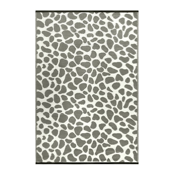 Сив и бял двустранен килим, подходящ за употреба на открито Silenco, 150 x 240 cm - Green Decore