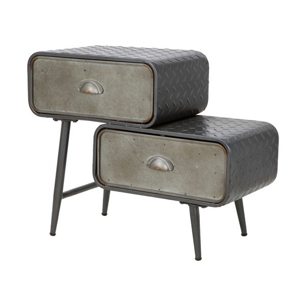 Шкаф с 2 чекмеджета Iron School - Mauro Ferretti-image-2