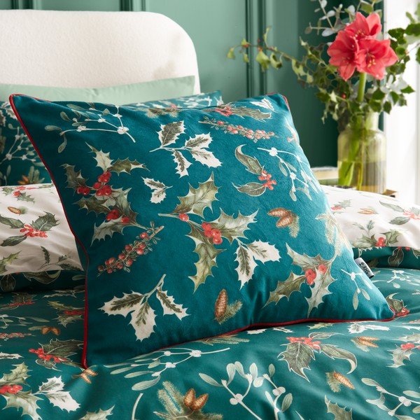 Кадифена декоративна възглавница 50x50 cm Winter Foliage – RHS