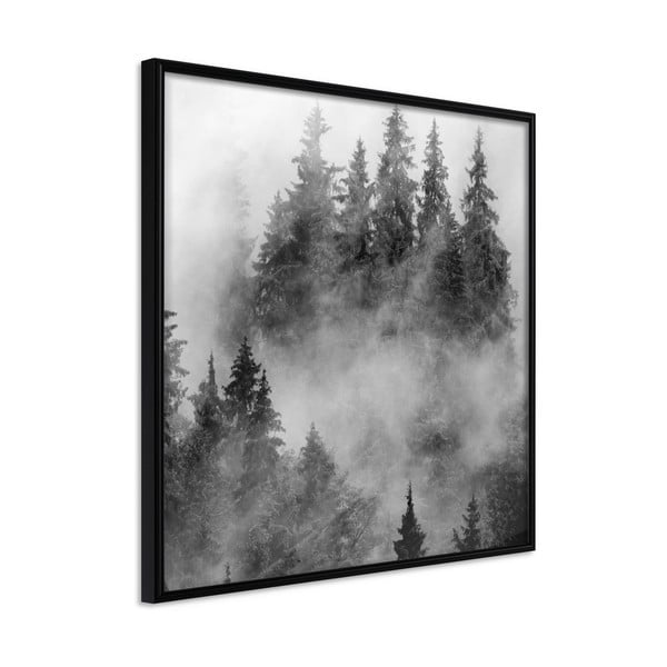 Плакат в рамка , 20 x 20 cm Dark Landscape - Artgeist