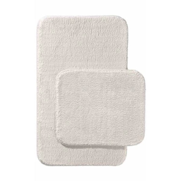 Кремави килими за баня в комплект от 2 бр. 60x100 cm Plush – Mila Home