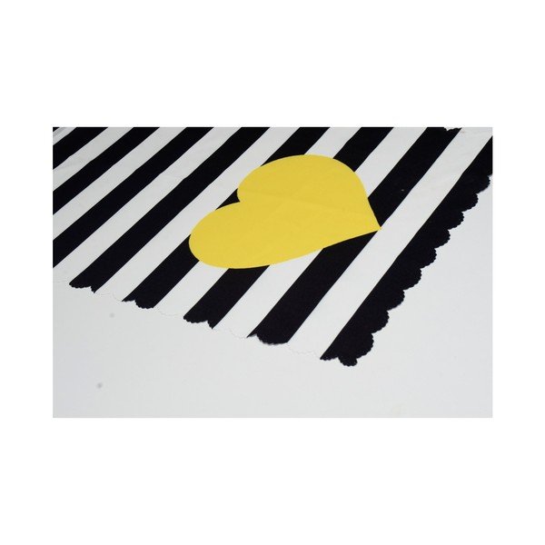 Покривка 45x140 cm Black Stripes – Minimalist Cushion Covers-image-1