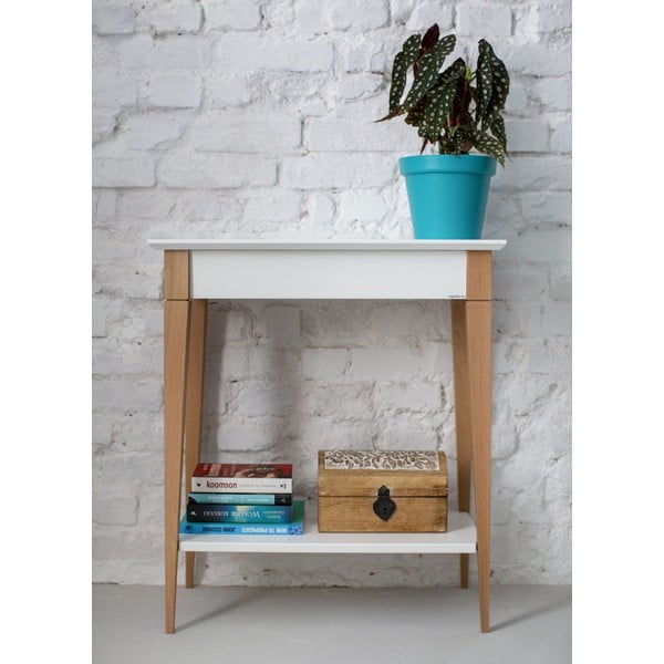 Бяла конзолна маса , ширина 65 cm Mimo - Ragaba-image-1