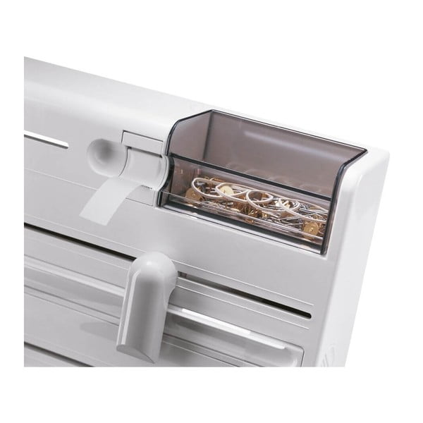 Бяла стенна пластмасова поставка за кухненско фолио и хартиени кърпи Parat – LEIFHEIT-image-2