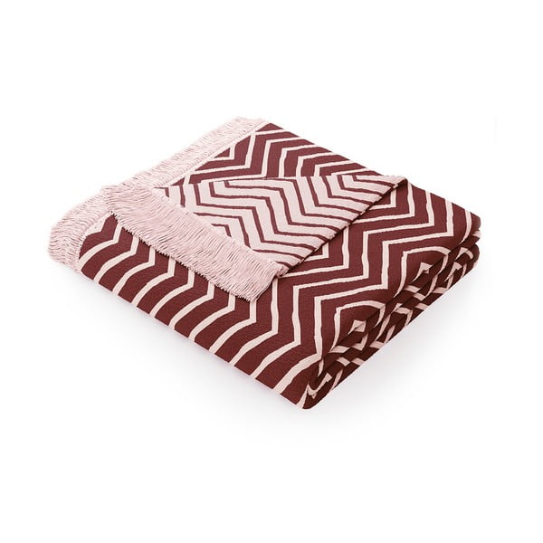 Розово и лилаво одеяло със смес от памук , 150 x 200 cm Twisty - AmeliaHome