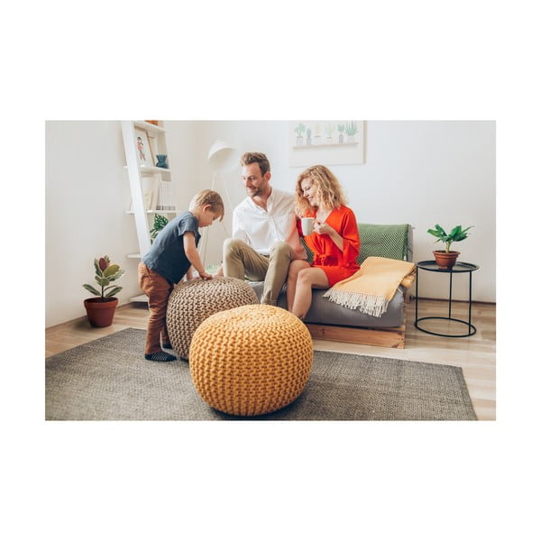 Тъмно сив диван Jagger pouf - Bonami Essentials-image-4