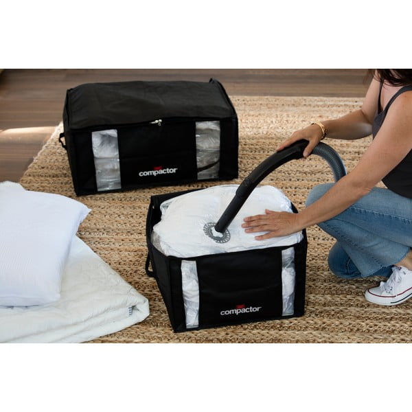 Черна кутия за съхранение с вакуумна опаковка Black Edition, обем 210 л - Compactor-image-1