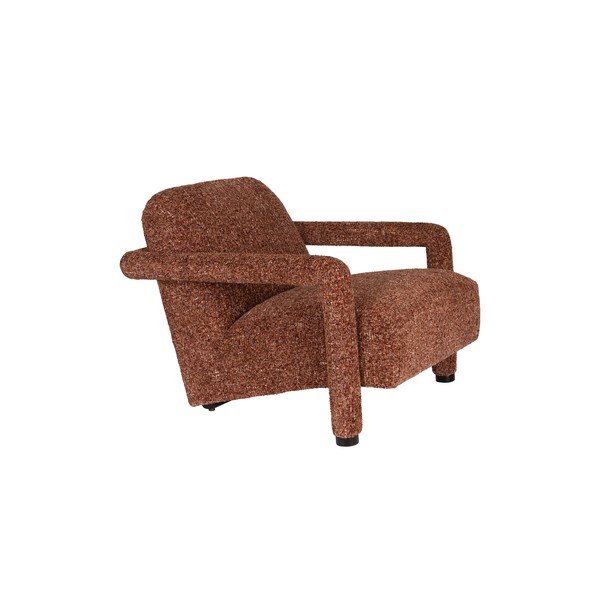 Червено шенилово кресло Kent – Dutchbone