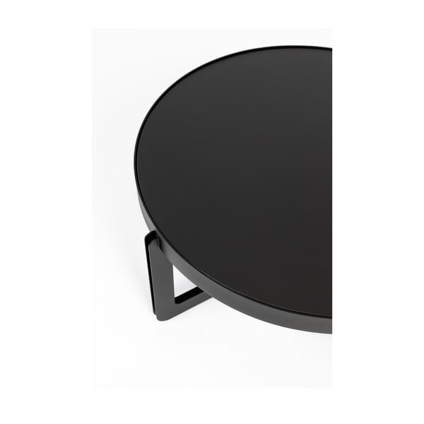 Черна кръгла масичка за кафе Centre – Zuiver-image-4