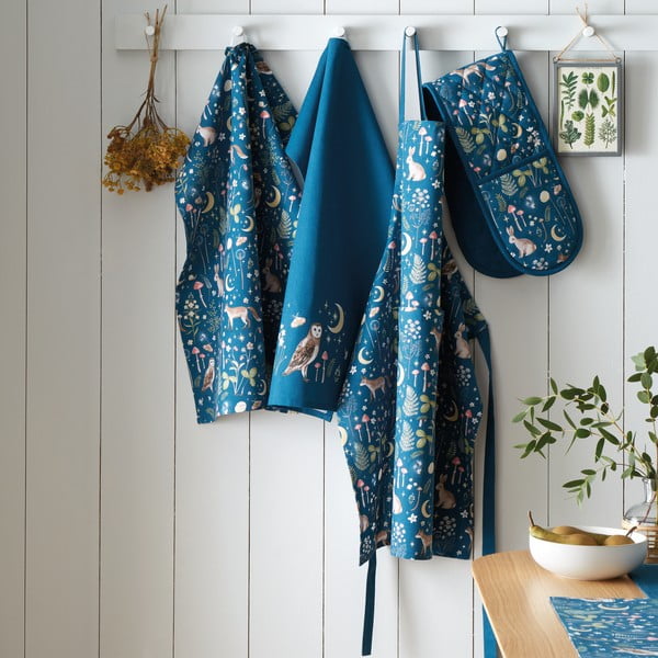 Памучни кърпи за съдове в комплект от 4 бр. 50x70 cm Enchanted Twilight Animals – Catherine Lansfield-image-2