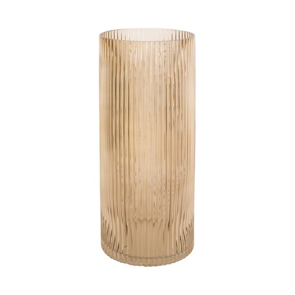 Светлокафява стъклена ваза Allure, височина 30 cm Allure Straight - PT LIVING