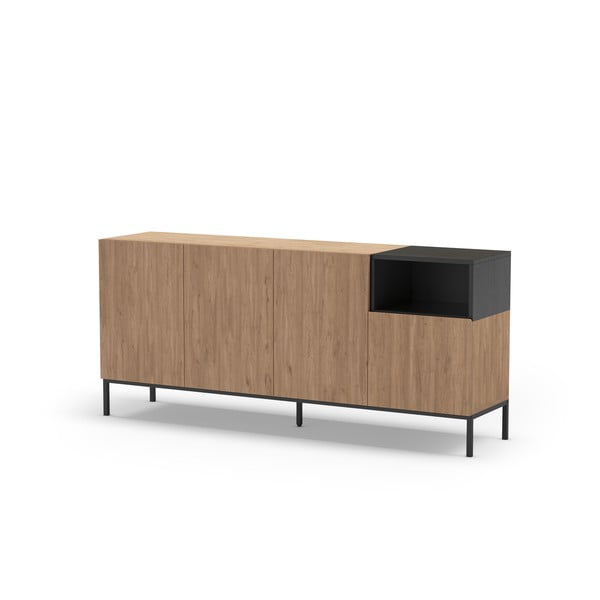 Скрин в естествен цвят 180x80 cm Cailin – Marckeric-image-2