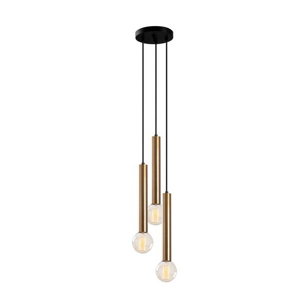 Висящо осветително тяло в златисто ø 22 cm Tempo – Opviq lights-image-2