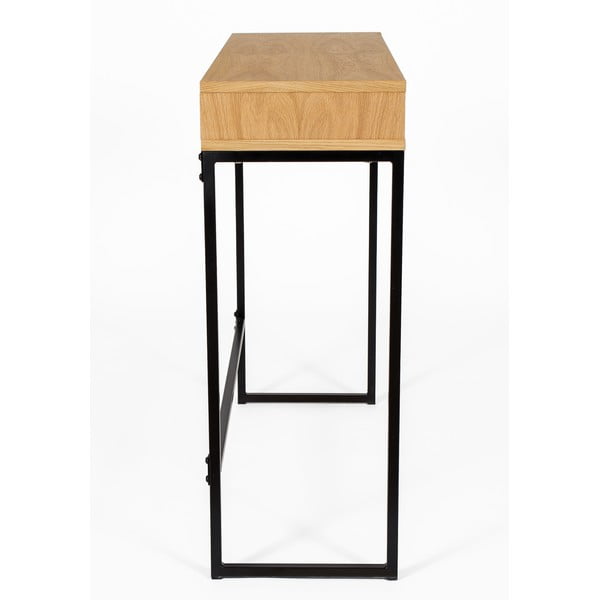 Работна маса с дъбов плот 35x100 cm Frame – Woodman-image-3