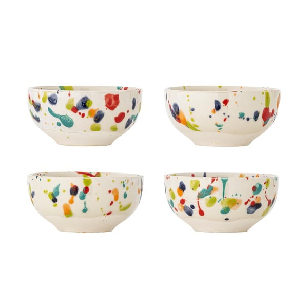Кремави глинени купички в комплект от 4 бр. 300 ml Freckles – Bloomingville